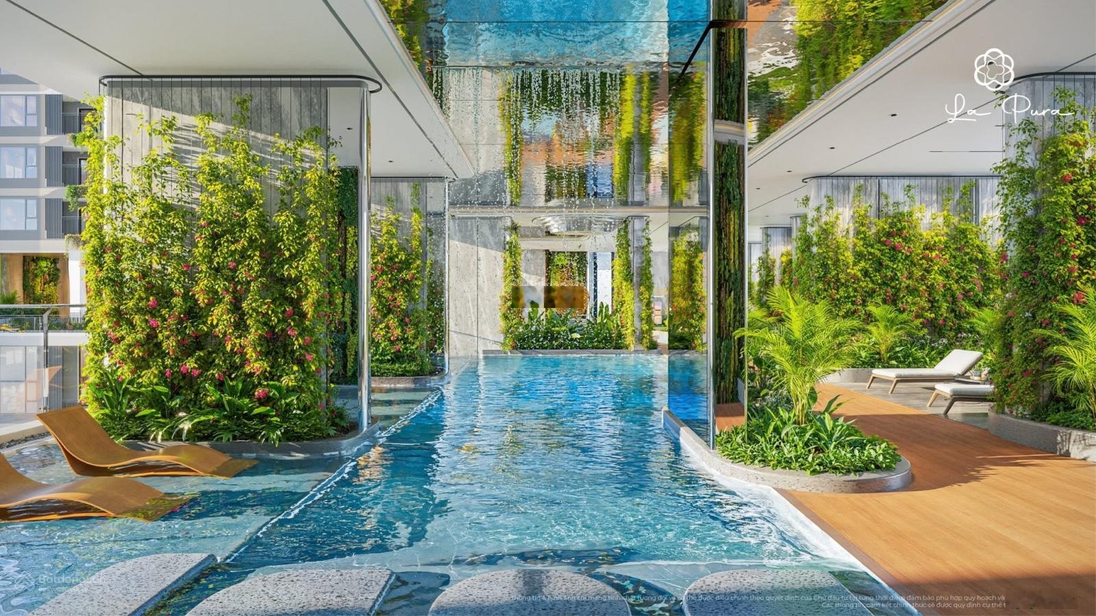 Căn hộ La Pura loại 2 phòng ngủ diện tích 65m2 bàn giao full nội thất cao cấp xách vali vào ở ngay