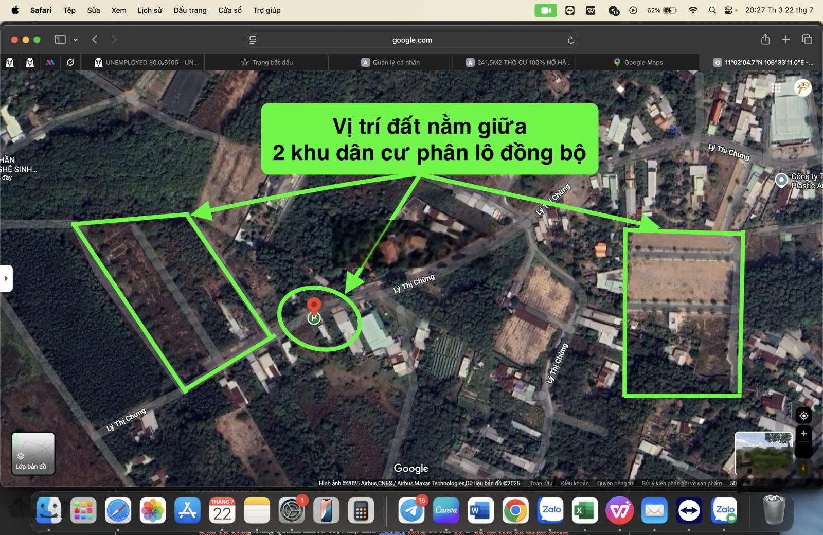 Đất chính chủ bán 241,5m2 thổ cư 100% mặt tiền kinh doanh 1/ Tỉnh lộ 15 Xã Phú Hoà Đông mới