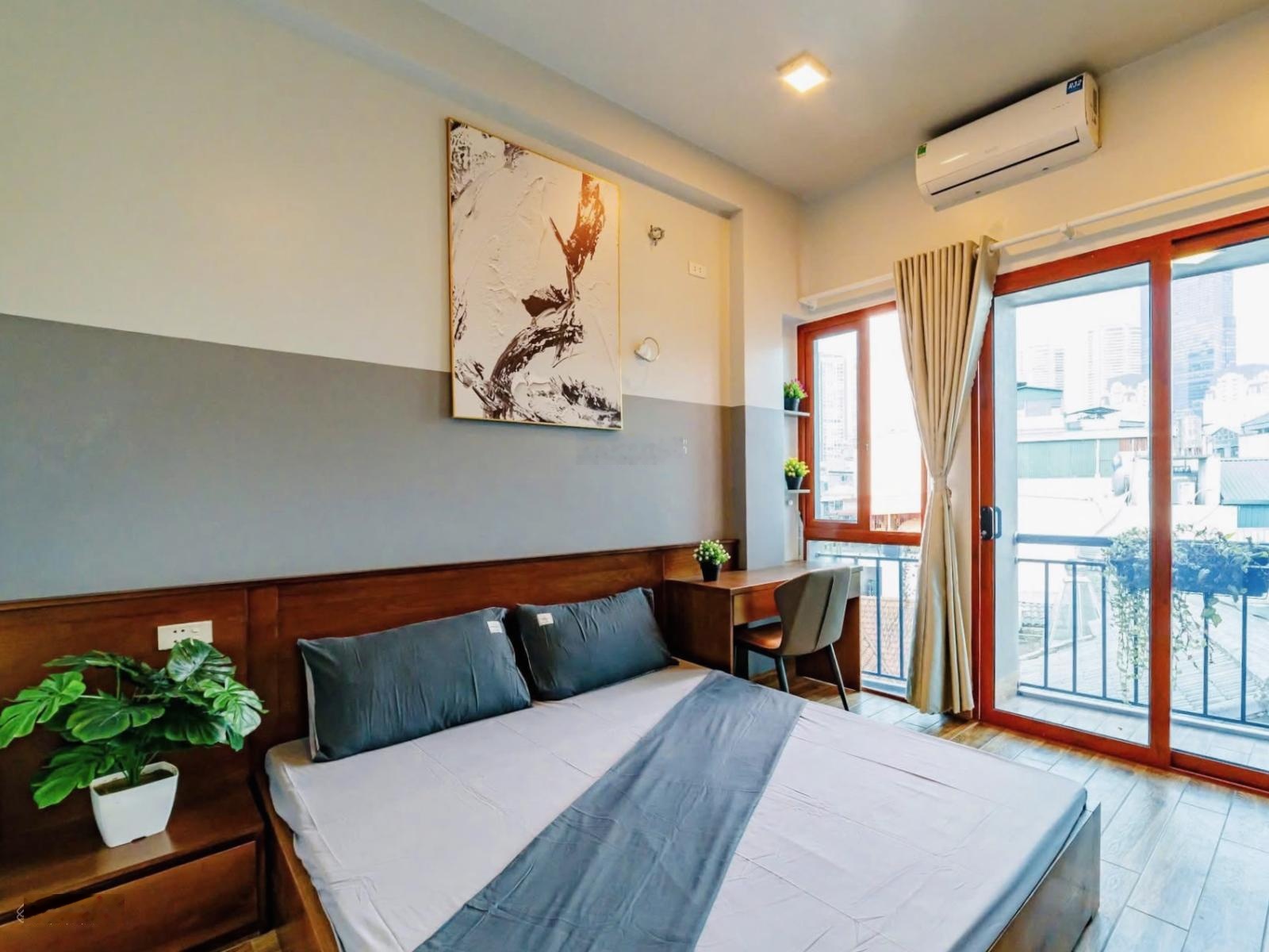 Bán chung cư mini Cầu Giấy, 57M*7T 11Pkk, 30M oto tránh, ngõ thoáng, TM, đủ PCCC, GPXD, DT 66tr/th