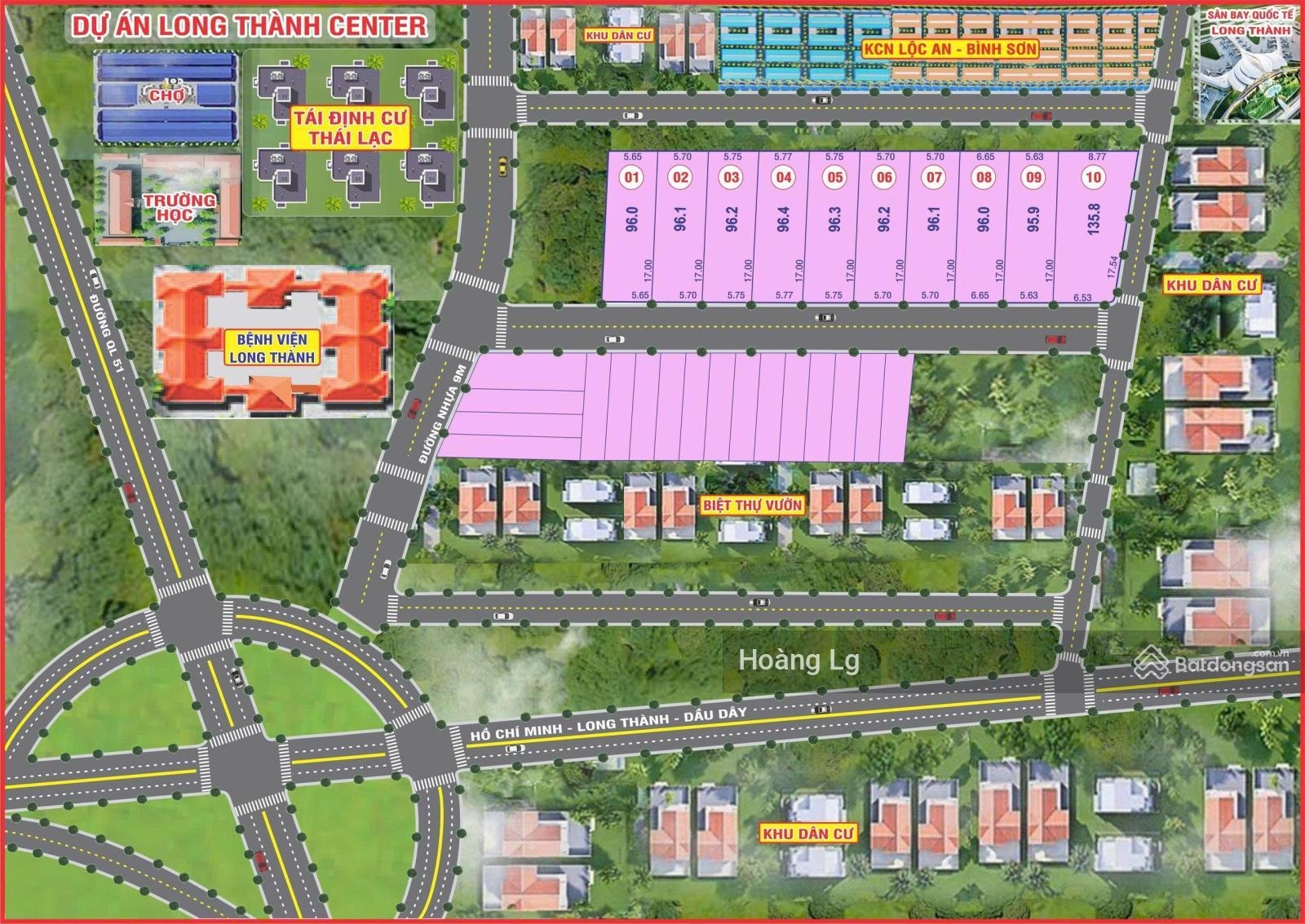 Đất full thổ cư Long Thành đất 96m2 Long Thành gần sân bay Long Thành