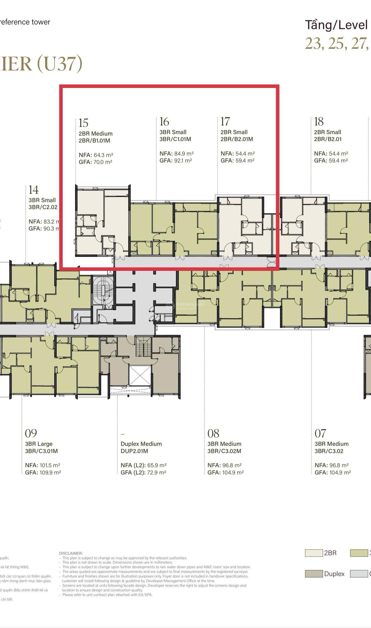 Bán cặp 3 căn chung cư cao cấp căn 15,16,17 tầng cao, Senique 3 Hà Nội