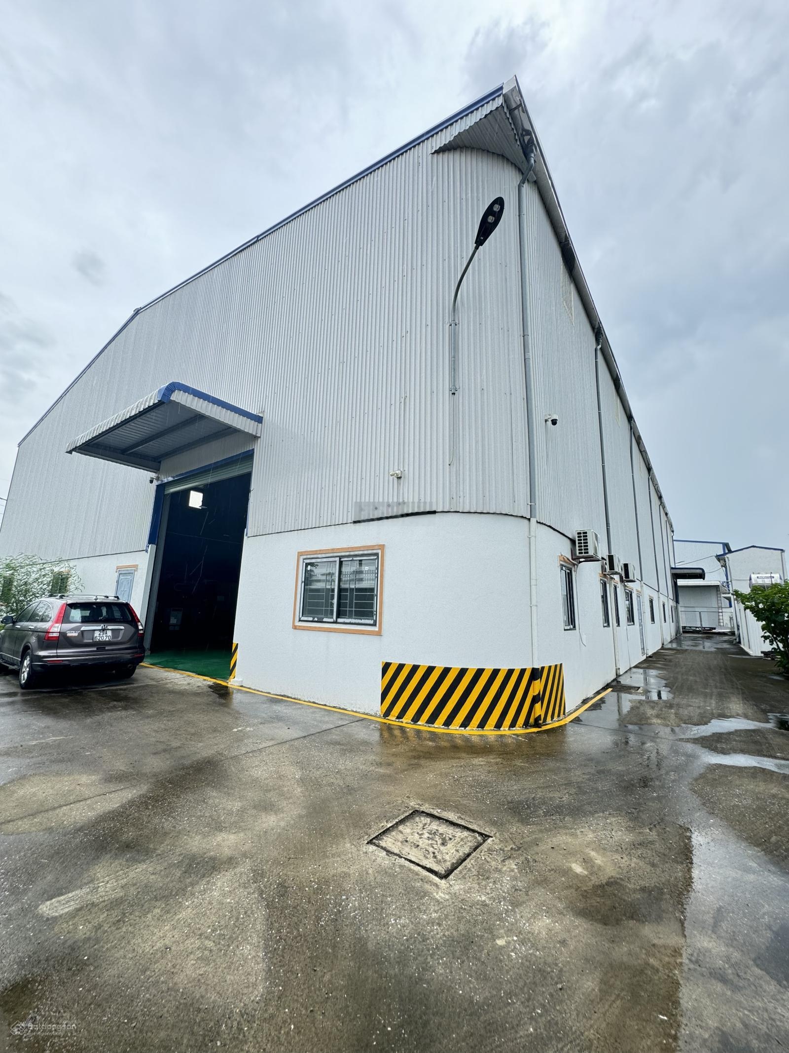 Cho thuê nhà máy độc lập tại cụm CN An Khánh- Hoài Đức - HN. Diện tích kho xưởng 3000m2