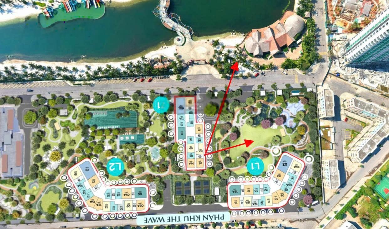 Giá cực tốt! !! Studio Masteri Grand Coast đơn giá 6Xtr/m view hồ tạo sóng cực đẹp