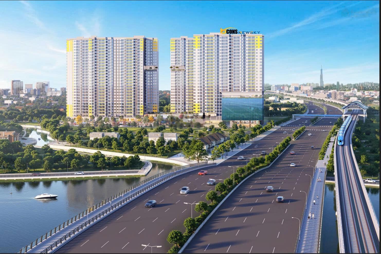 PKD Bcons NewSky QL13 : 2PN1wc = 2,6 tỷ, 2PN2wc 65m2= 3,1 tỷ, mua trực tiếp CĐT LH: 0938677110