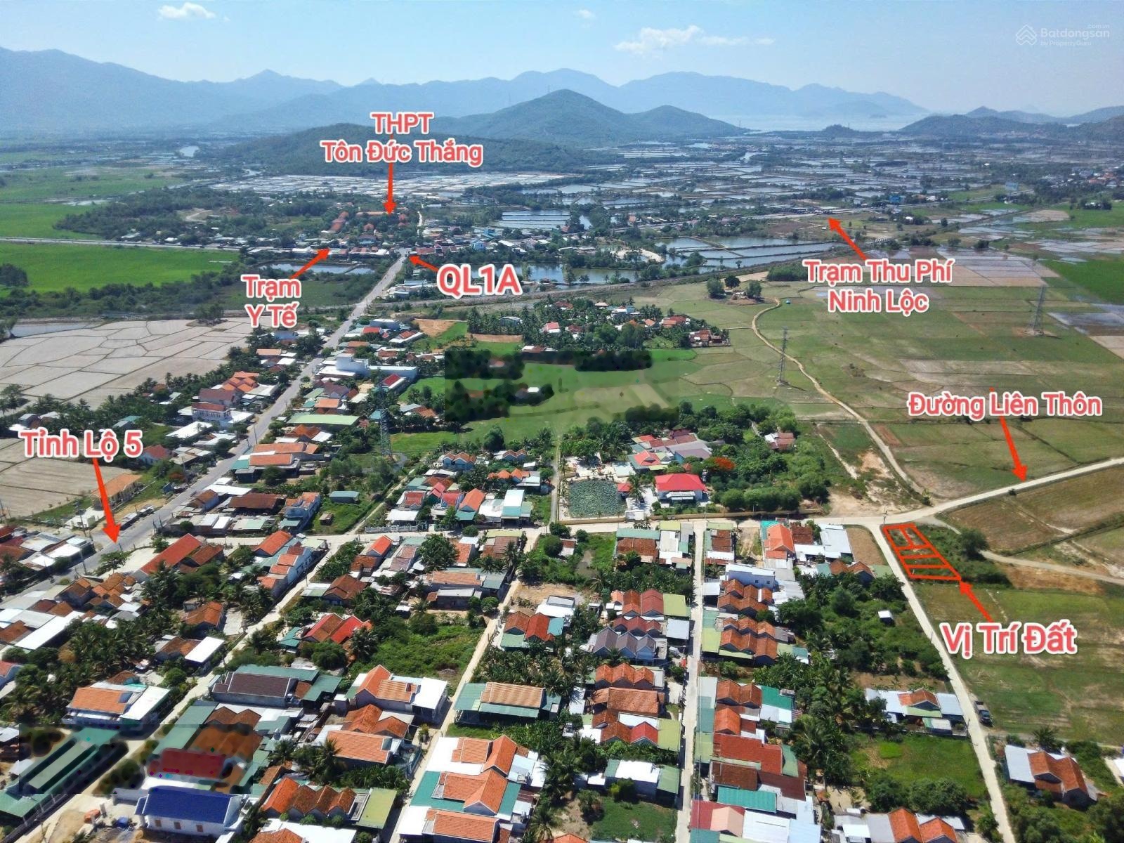 Bán đất góc 2 mặt tiền Ninh Lộc Ninh Hoà. Có giá tốt cho khách đầu tư