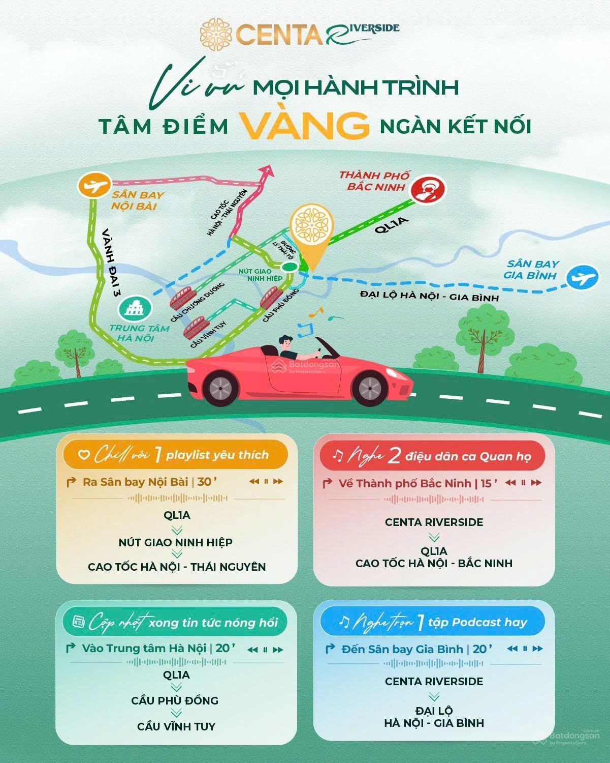 Mở bán BT song lập Centa Riverside tâm điểm siêu kết nối 3 hạ tầng lớn giá gốc CĐT chỉ từ 86tr/m2