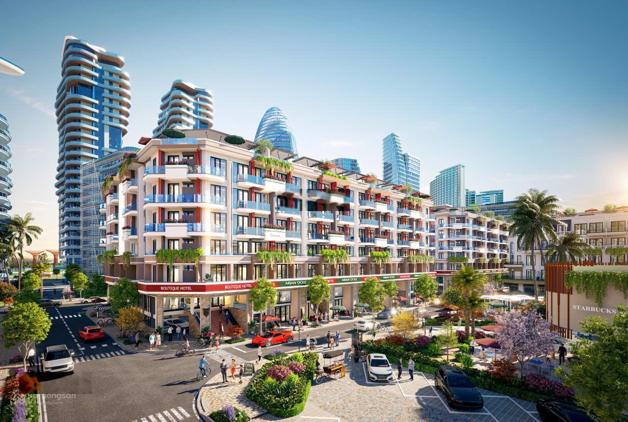 Shophouse Bình Sơn Ocean Park - Sổ đỏ lâu dài - Chiết khấu 14% - Đón sóng Sân bay Thành Sơn