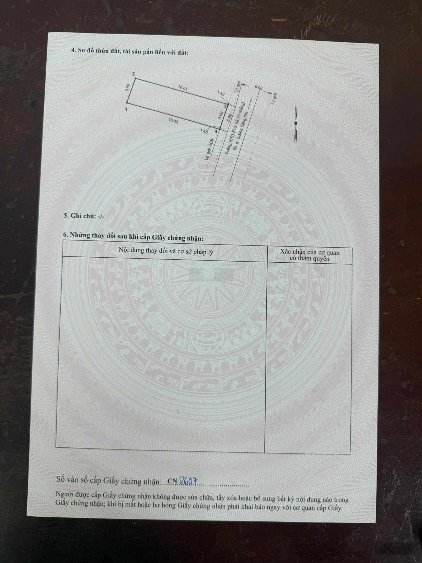 90m2 (5 x 18m) thổ cư - đường xe hơi Dương Công Khi, Nguyễn Văn Bứa (sổ hồng 26/1/2026)