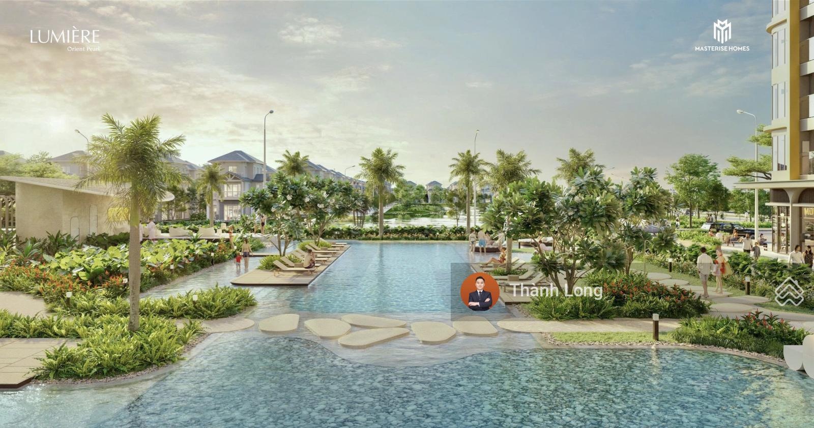 Căn 1PN giá tốt nhất Lumiere Orient Pearl, view công viên, đóng giãn tiến độ. LH 0983218297