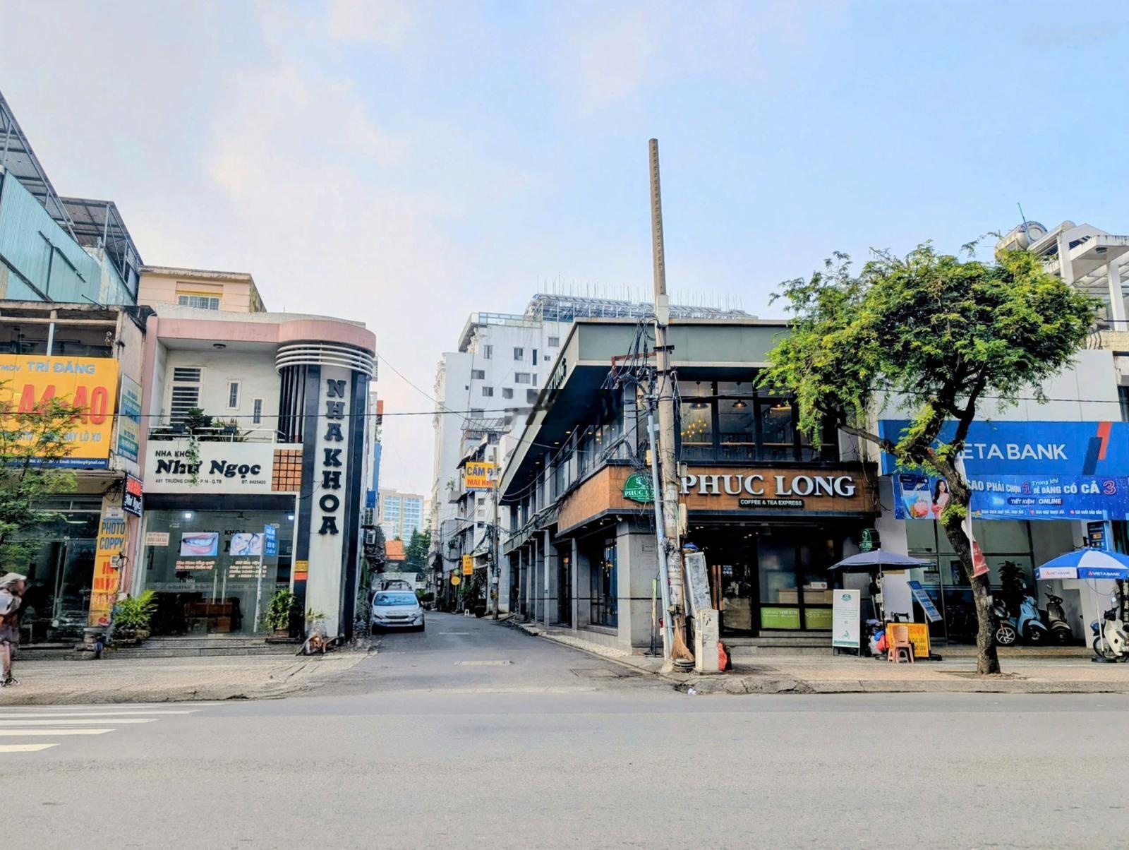 Góc 2MT Trần Quang Khải, Q1 - 5.7 x 23m, 126m2 - CTXD hầm 7 tầng - HĐT 90tr/th