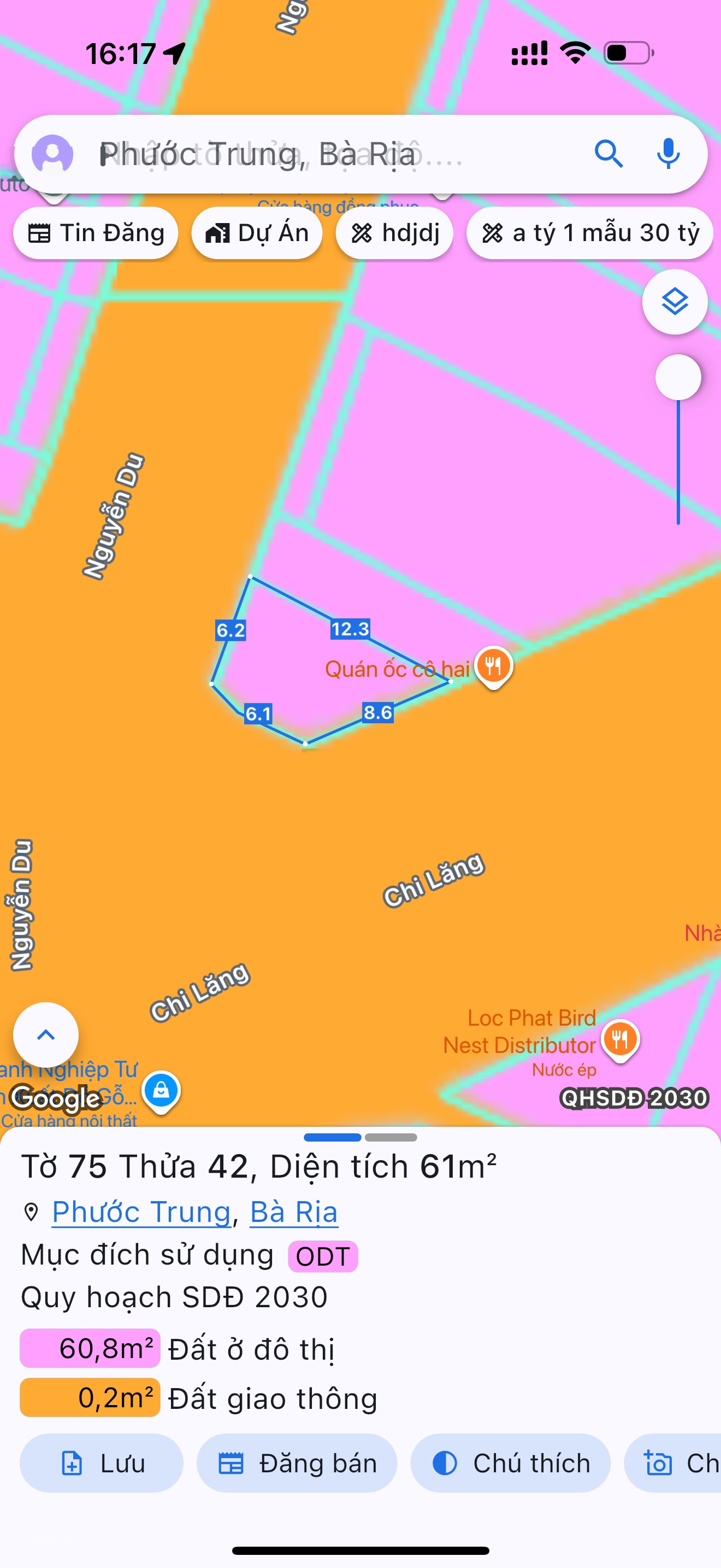 Bán căn nhà 3 mặt tiền trung tâm thành phố Bà Rịa, kế bên siêu thị Go, chợ đêm, 61m2 giá 9tỷ990 tr