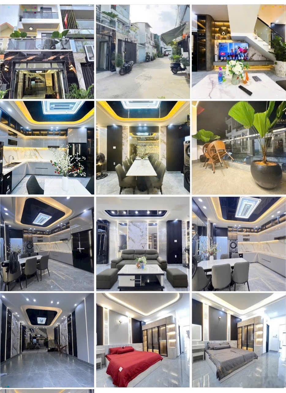Nhà phố cao cấp 3 tầng - xe ô tô ngủ trong nhà full nội thất giáp phú mỹ hưng hẻm 1886 huỳnh tấ