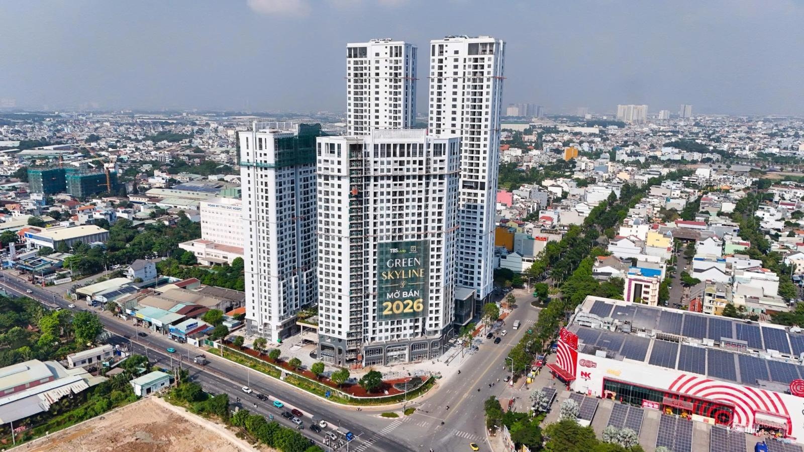 Chỉ với 2.85 tỷ (70%) sở hữu căn hộ 2PN 66.95m2 tại Green Skyline nhận BG nhà 10 - 2026