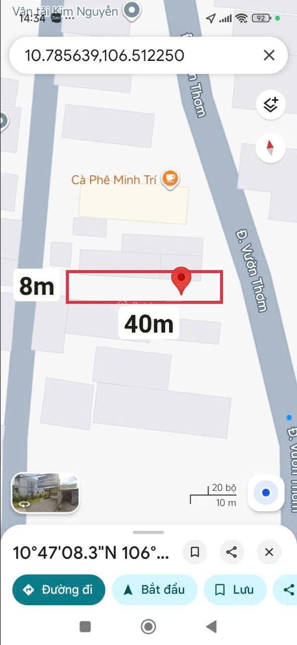 Cho thuê đất trống tại 5D/631B Vườn Thơm, Bình Chánh, TP. HCM, 18 triệu, 320m2, view đẹp