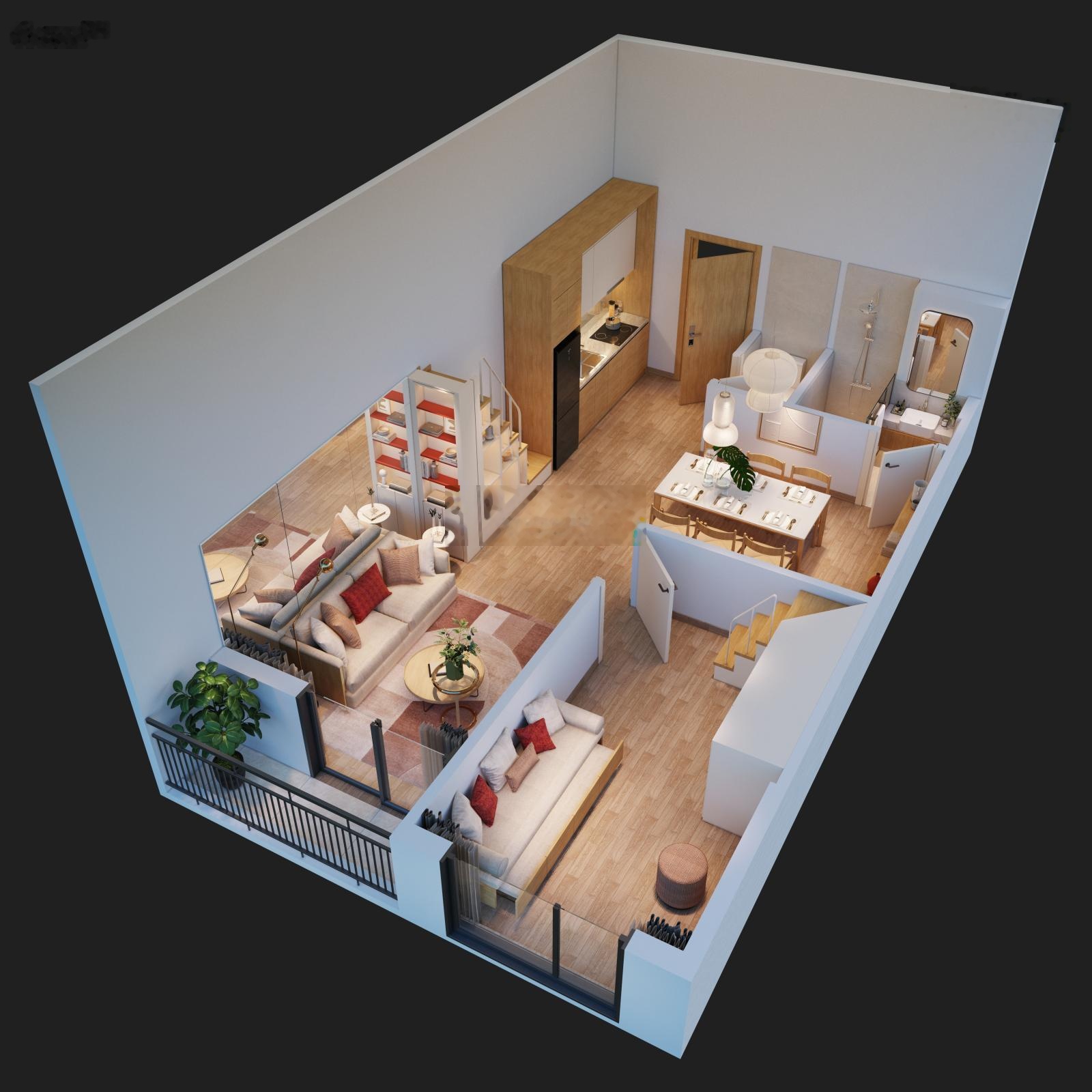 Chốt sổ giỏ hàng 1 căn duy nhất view đại lộ hoa, 1,7x tỷ