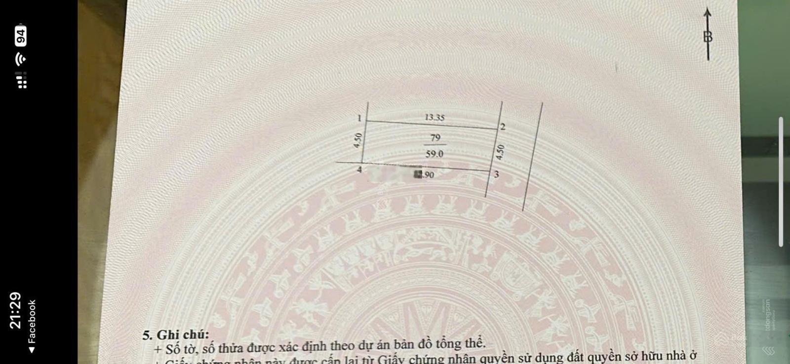 Bán đất tại Xuân Canh, 11,8 tỷ, 59m2, mặt tiền 4,5m, pháp lý đầy đủ, view đẹp