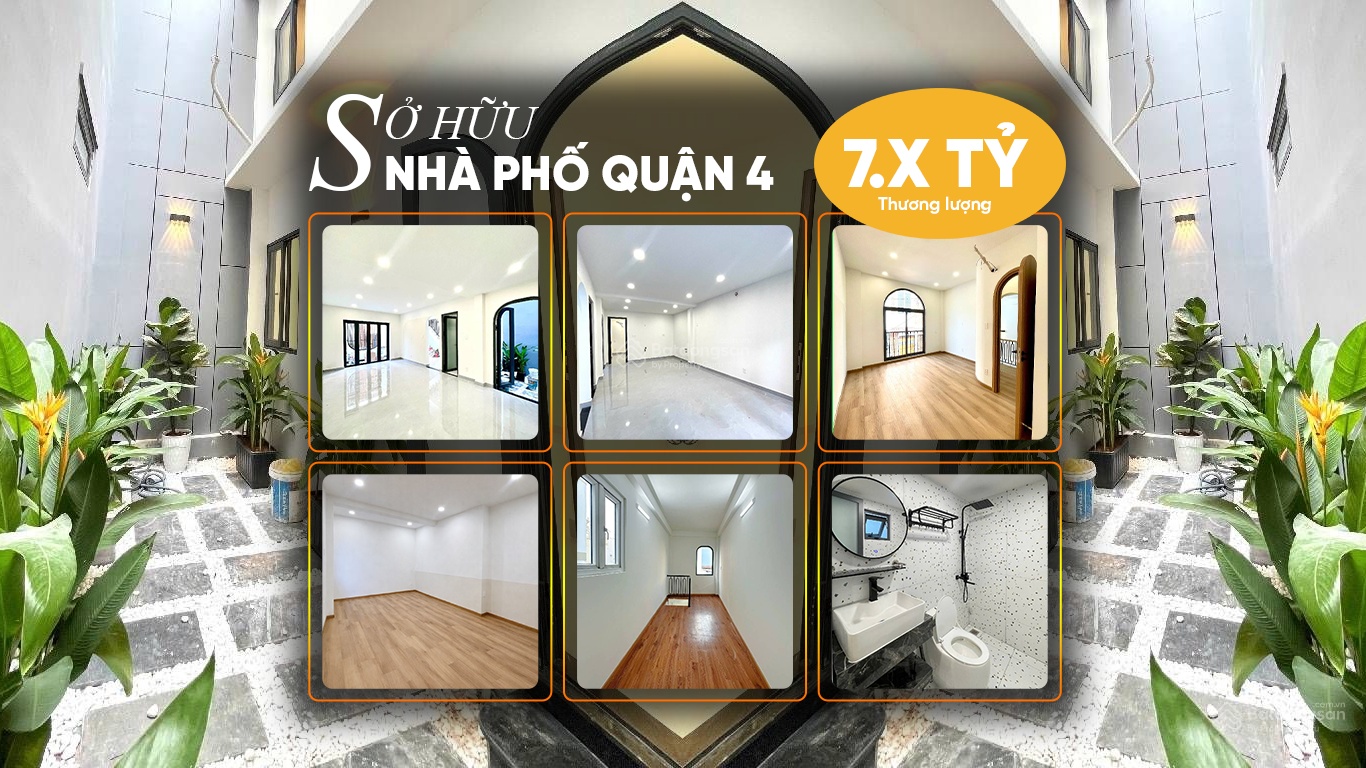 Bán gấp trước tết - Nhà đẹp 3 tầng Khánh Hội Q4 DT 67.4m² giá giảm sâu