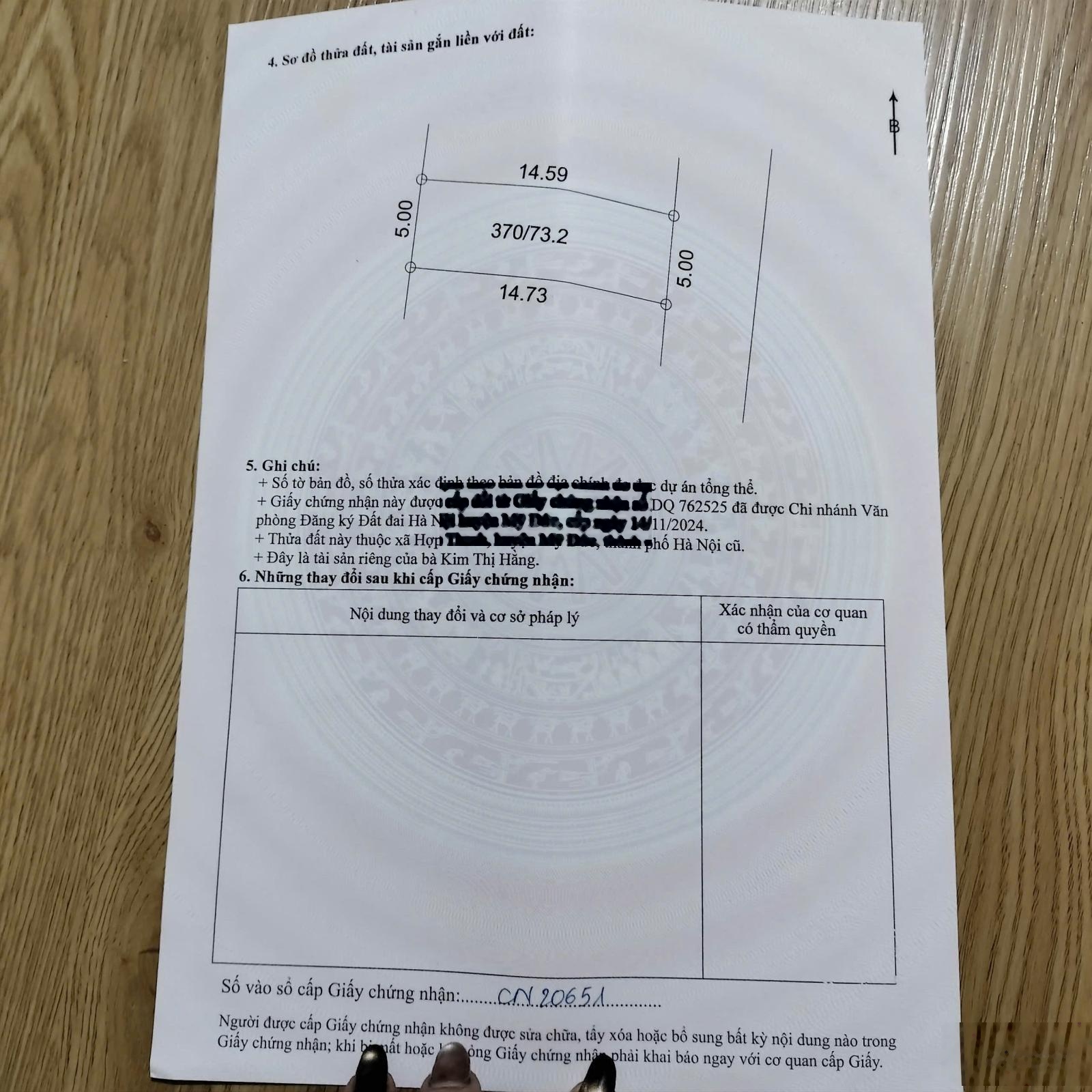 73m tại xã hợp thanh huyện mỹ đức hà nội đường 2 oto tránh nhau giá chỉ hơn 1 tỷ