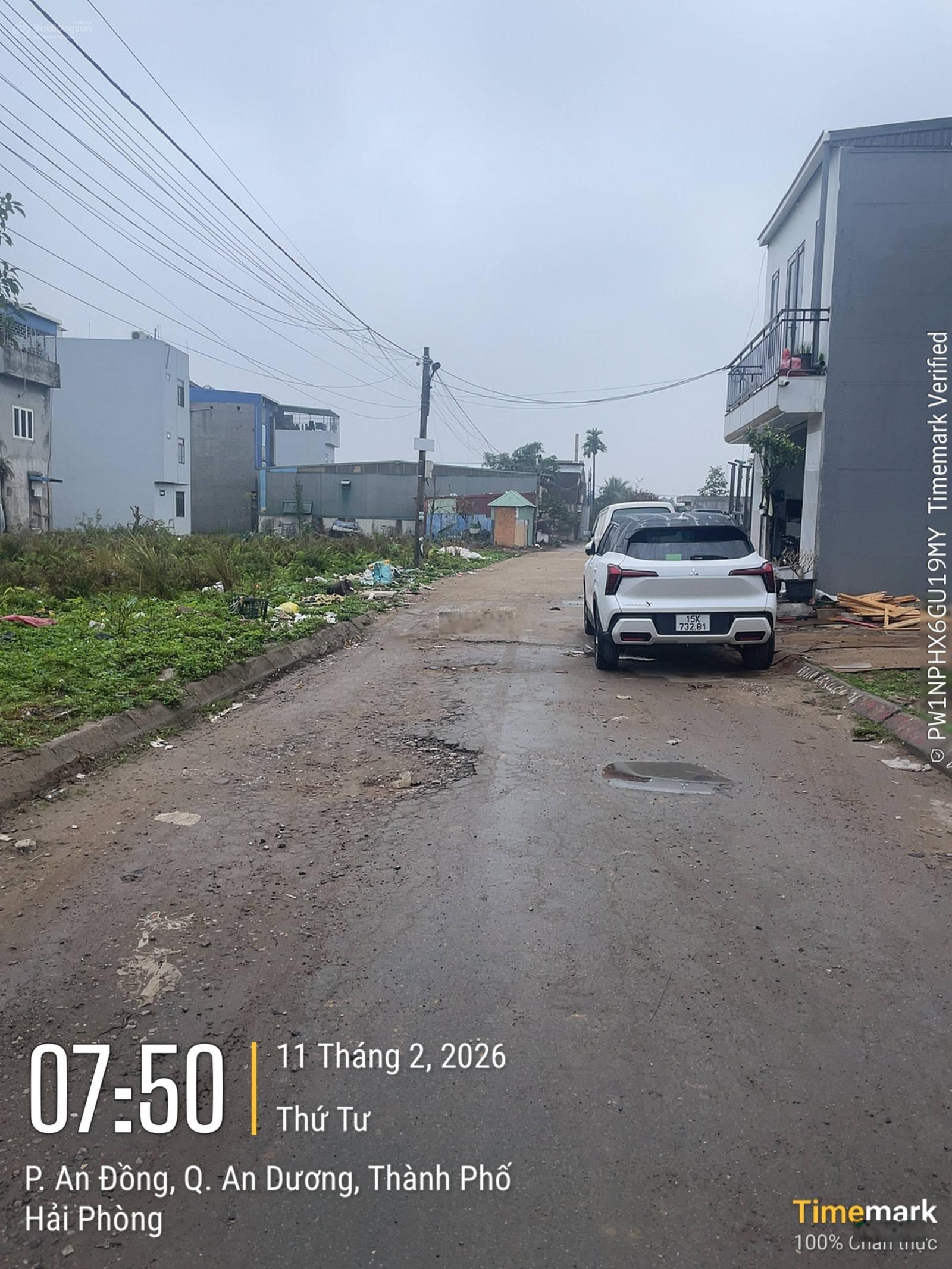 Bán đất 100m2 Văn Cú An Đồng An Dương Hải Phòng