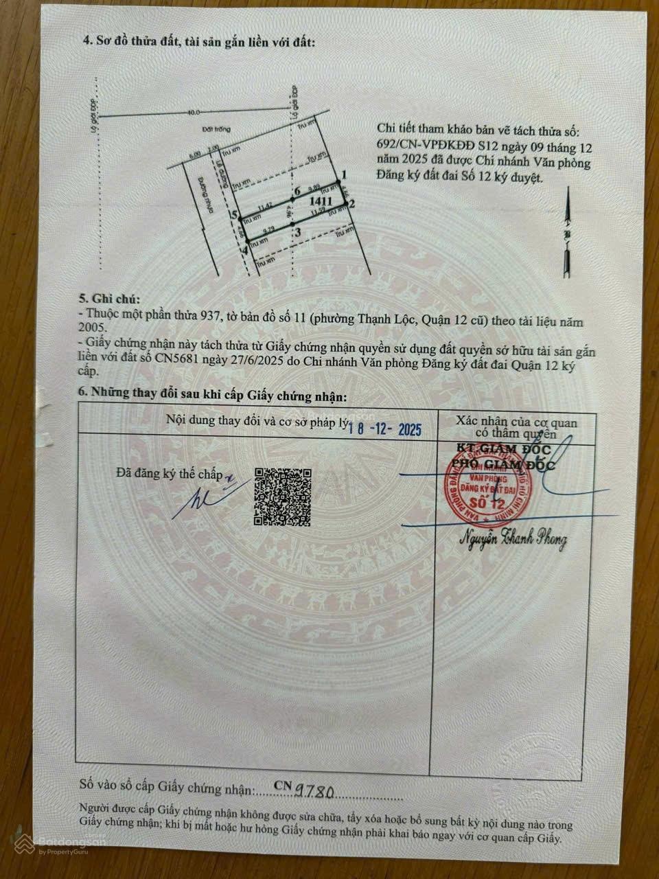 Bán đất tại Thạnh Lộc 29, 4,8 tỷ, 99m2, đẹp, pháp lý đầy đủ