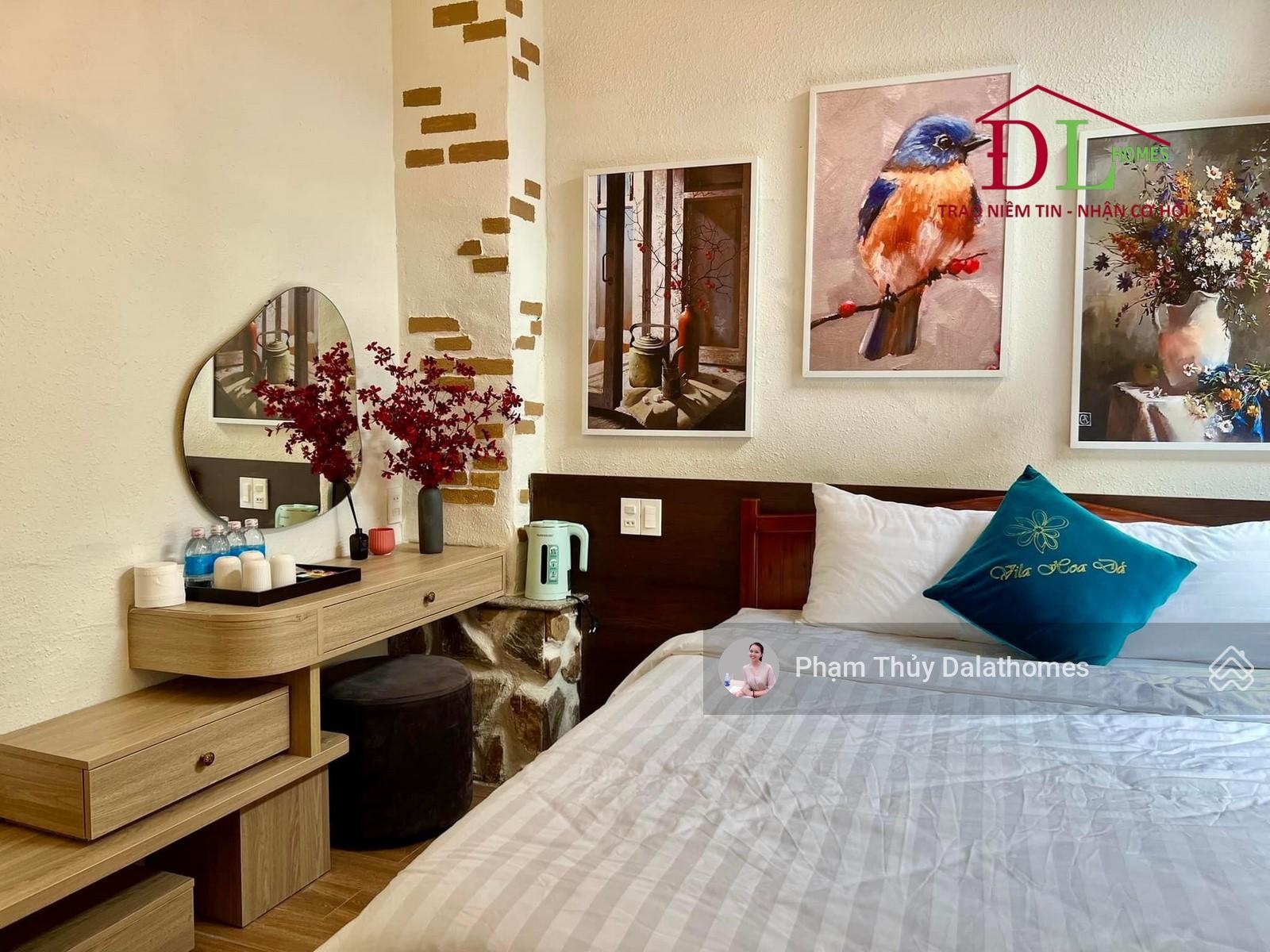 Biệt thự hoa đá mặt tiền Huyền Trân Công Chúa kiến trúc độc đáo và xinh xắn tại Đà Lạt