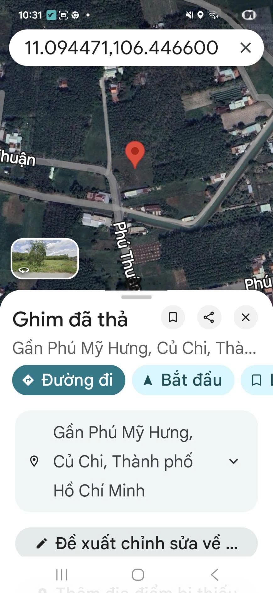 Bán đất HXH đường Phú Thuận, xã An Nhơn Tây, TP.HCM ( Xã Phú Mỹ Hưng, Huyện Củ Chi)