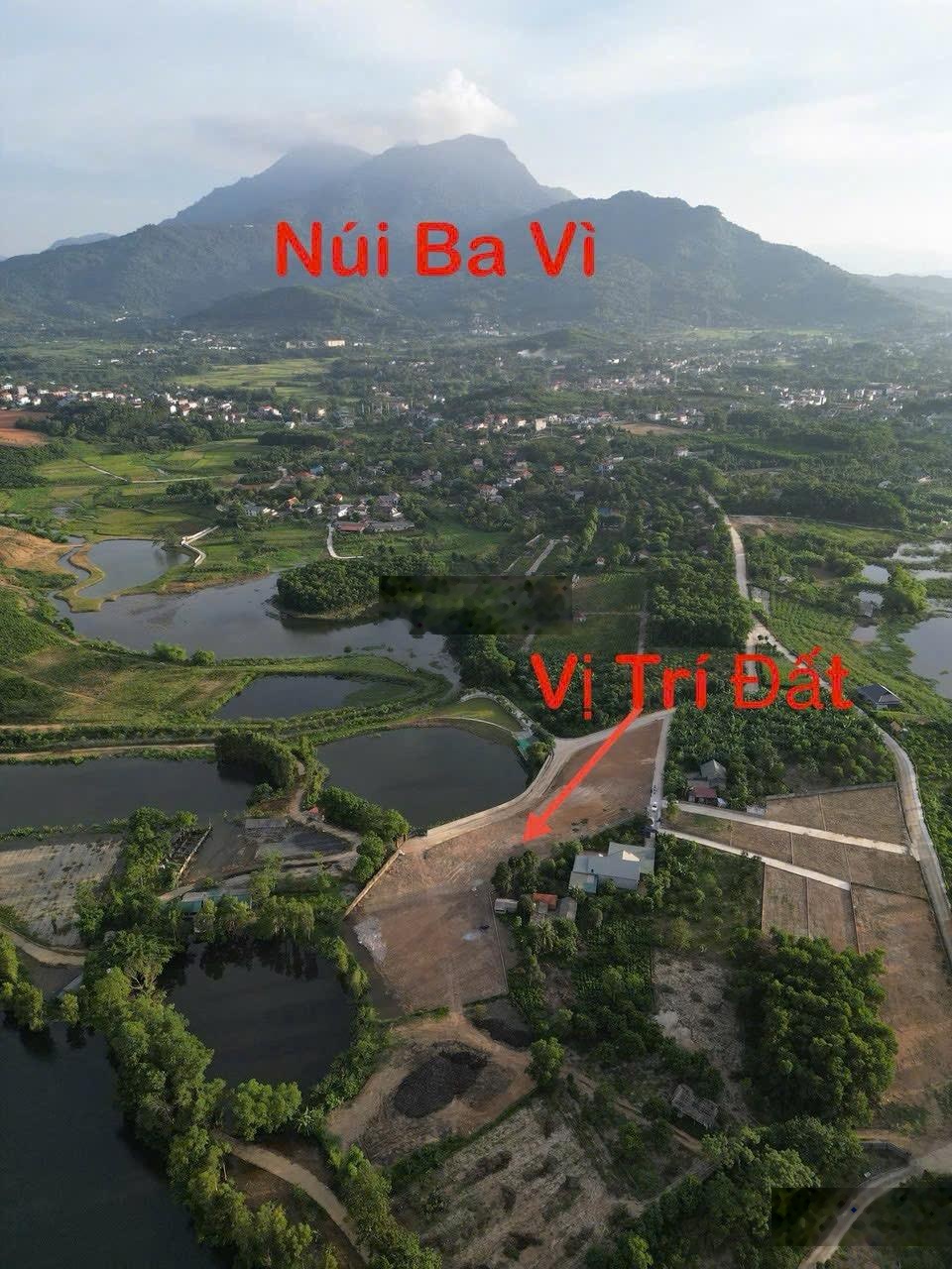 Hàng hiếm 372m đất bám hồ siêu đẹp tài chính hơn 2 tỷ tại ba vì gần ql87a