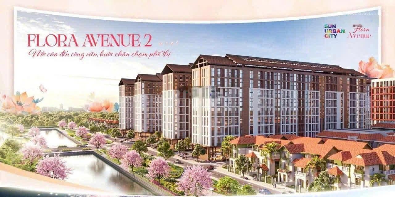 Ngoại giao căn 3PN, 1WC, 69m² tầng đẹp full giá 1,7 tỷ bao gồm nội Thất dự án Sun Urban City