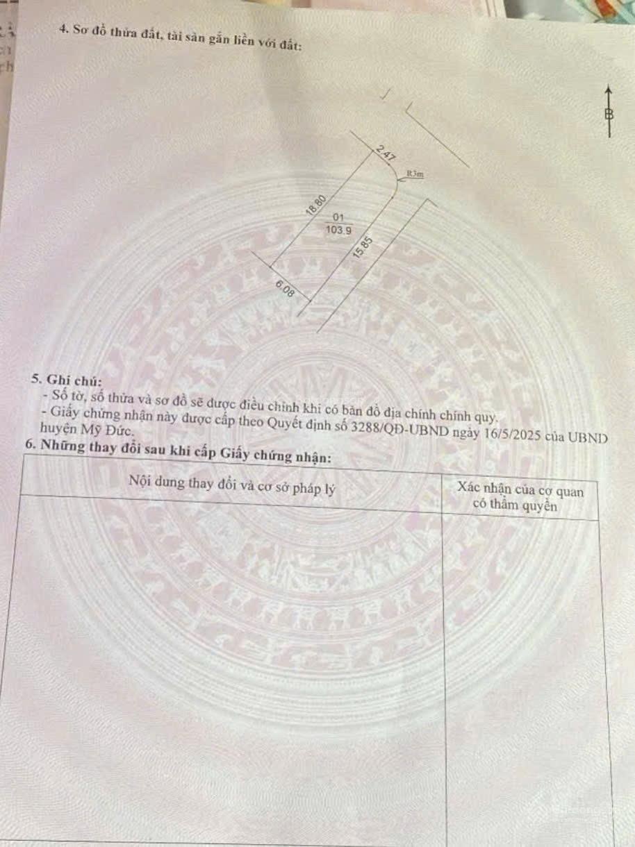 Bán gấp đất nền 103,9m2 tại Xã Xuy Xá, 2,65 tỷ