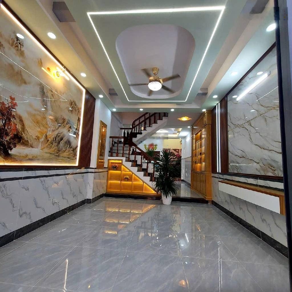 Nhà đẹp đón tết - 4 tầng - lê văn khương - thới an - hẻm 8m 1 trục - 4.5 x18m - khu vip