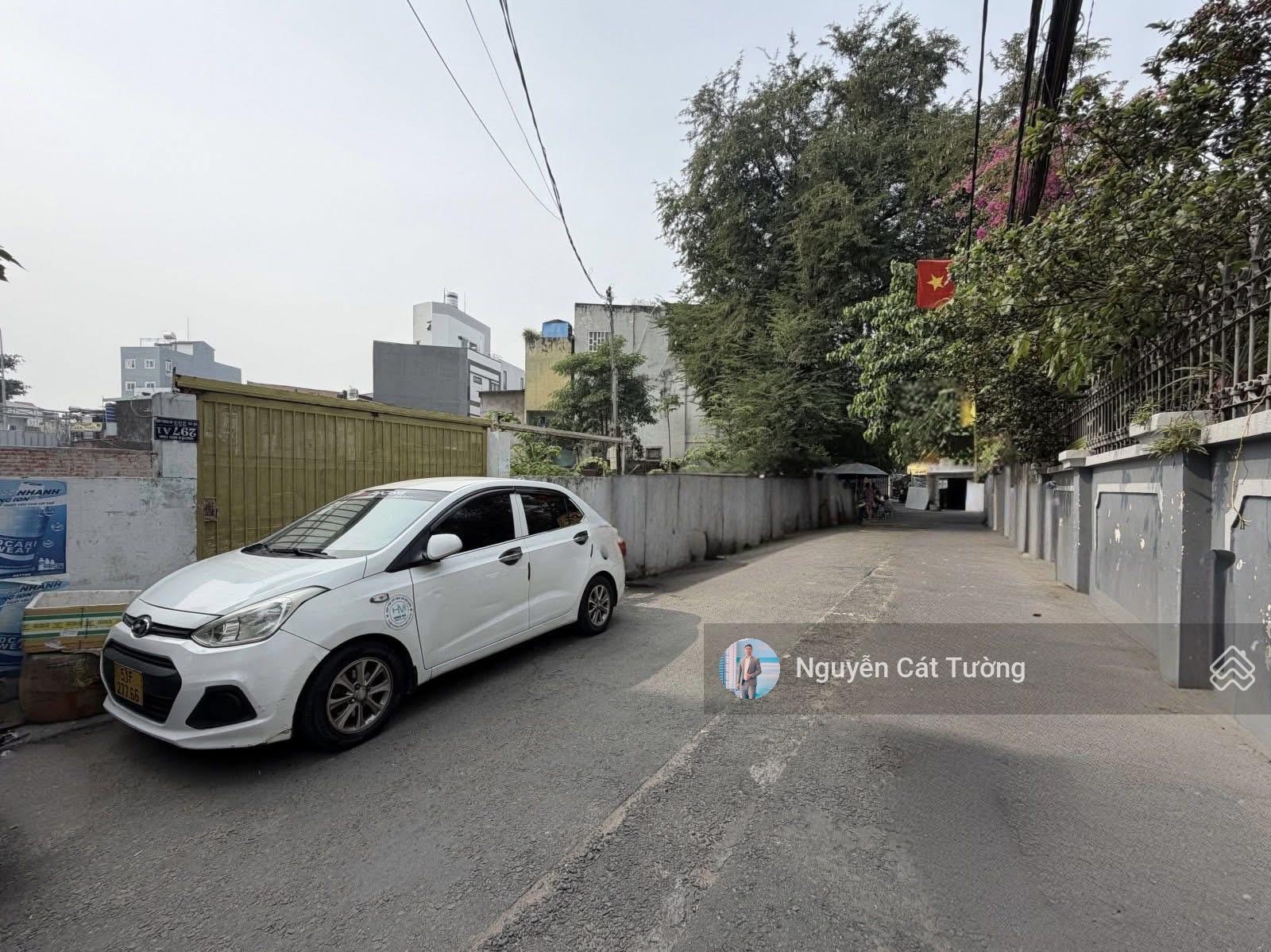 Bán đất hẻm oto 8m Nơ Trang Long, ngay Đại Học Văn Lang. Ngang 5x12m ( 60m2). GPXD Hầm + 6 Tầng.