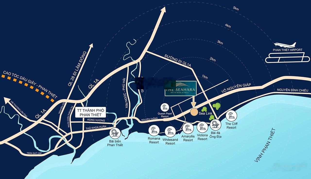 Căn hộ view biển Mũi Né - Sổ hồng lâu dài - sát trường đại học - cận sân bay