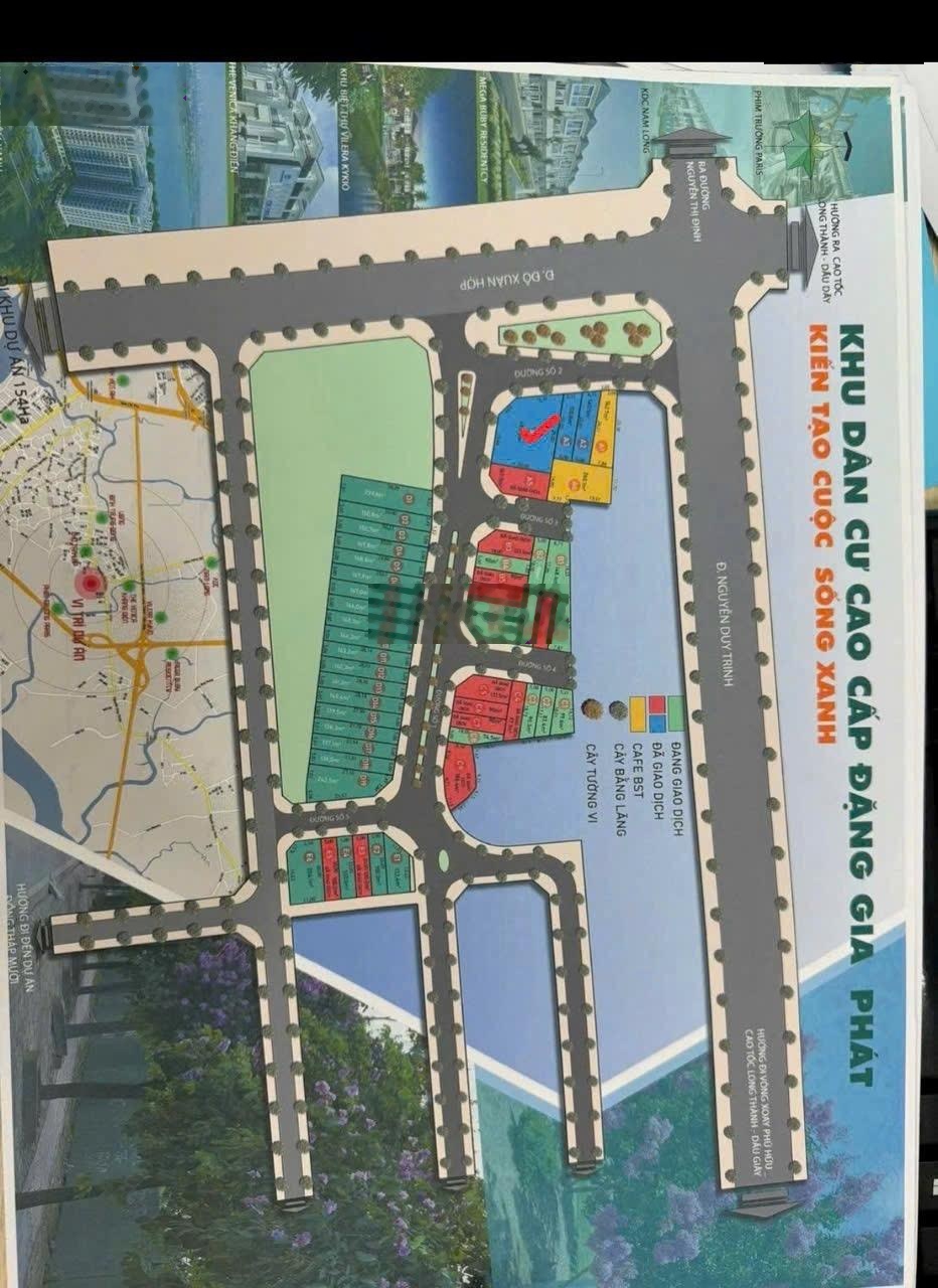 Nền góc 2 mặt tiền KDC cao cấp Đặng Gia Phát Bình Trưng Đông Q2