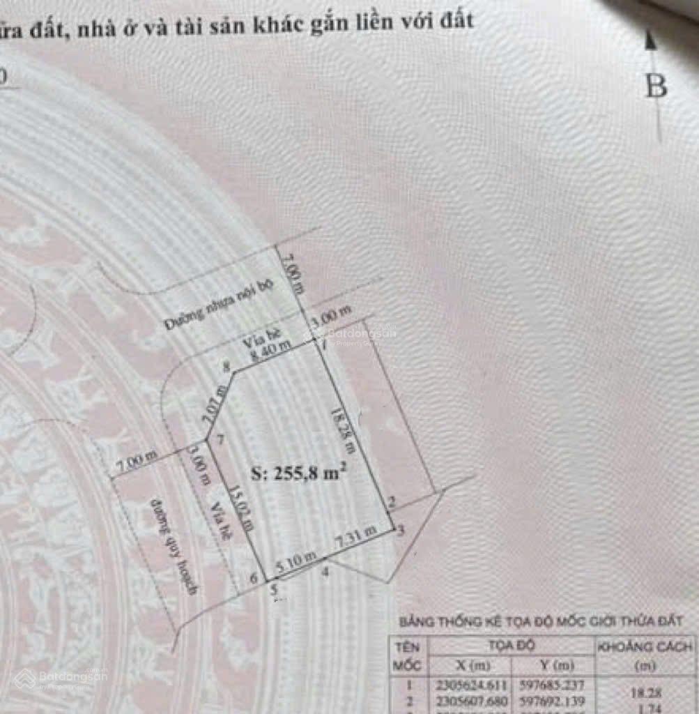 Bán Đất Lô Góc 255,8m Tuyến 3 Khu Phân Lô ICC Lạch Tray, Hải Phòng