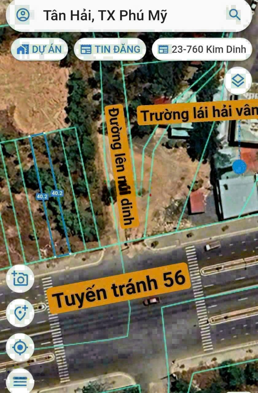 Chính chủ bán đất mặt tiền tuyến tránh Quốc Lộ 56, Tân Hải, Tp. Cảng Phú Mỹ