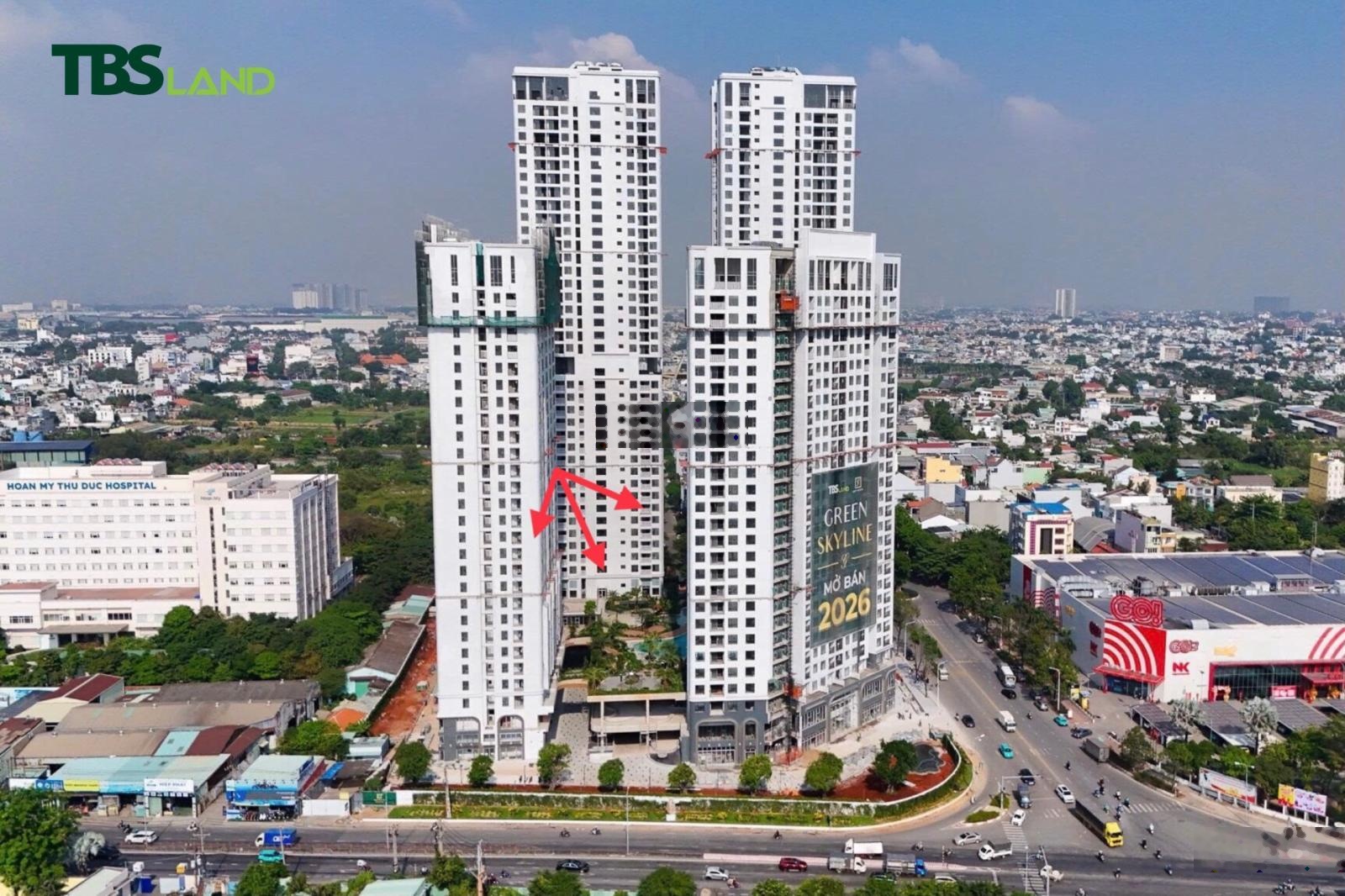 Sở hữu căn 51.85m2 tại Green Skyline, nhận bàn giao 10-2026 chỉ với 2.22 tỷ (70%) trả trước
