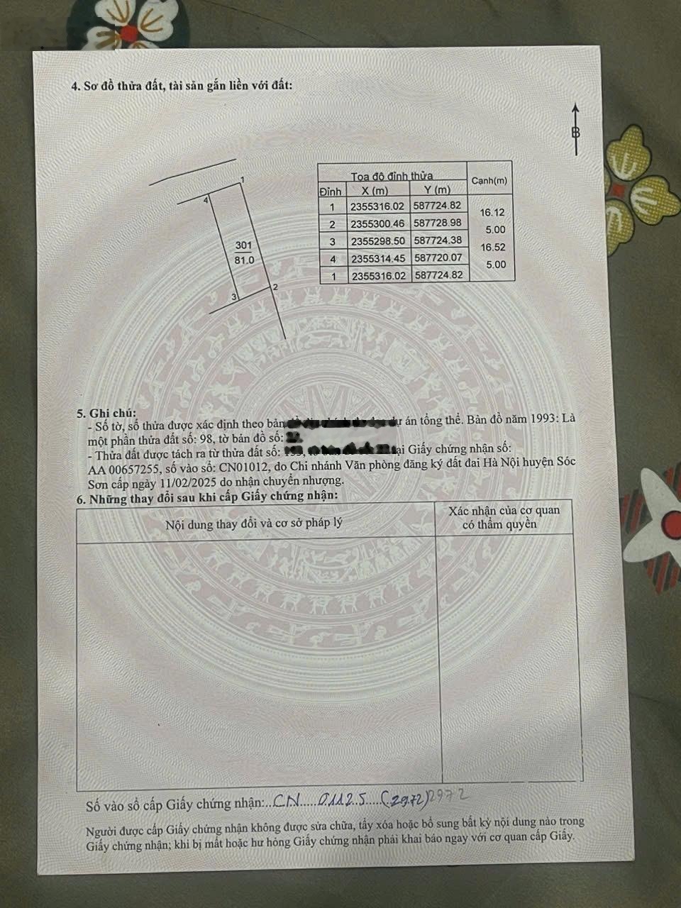 Lô đất sát thị trấn vị trí đẹp tiềm năng tăng giá