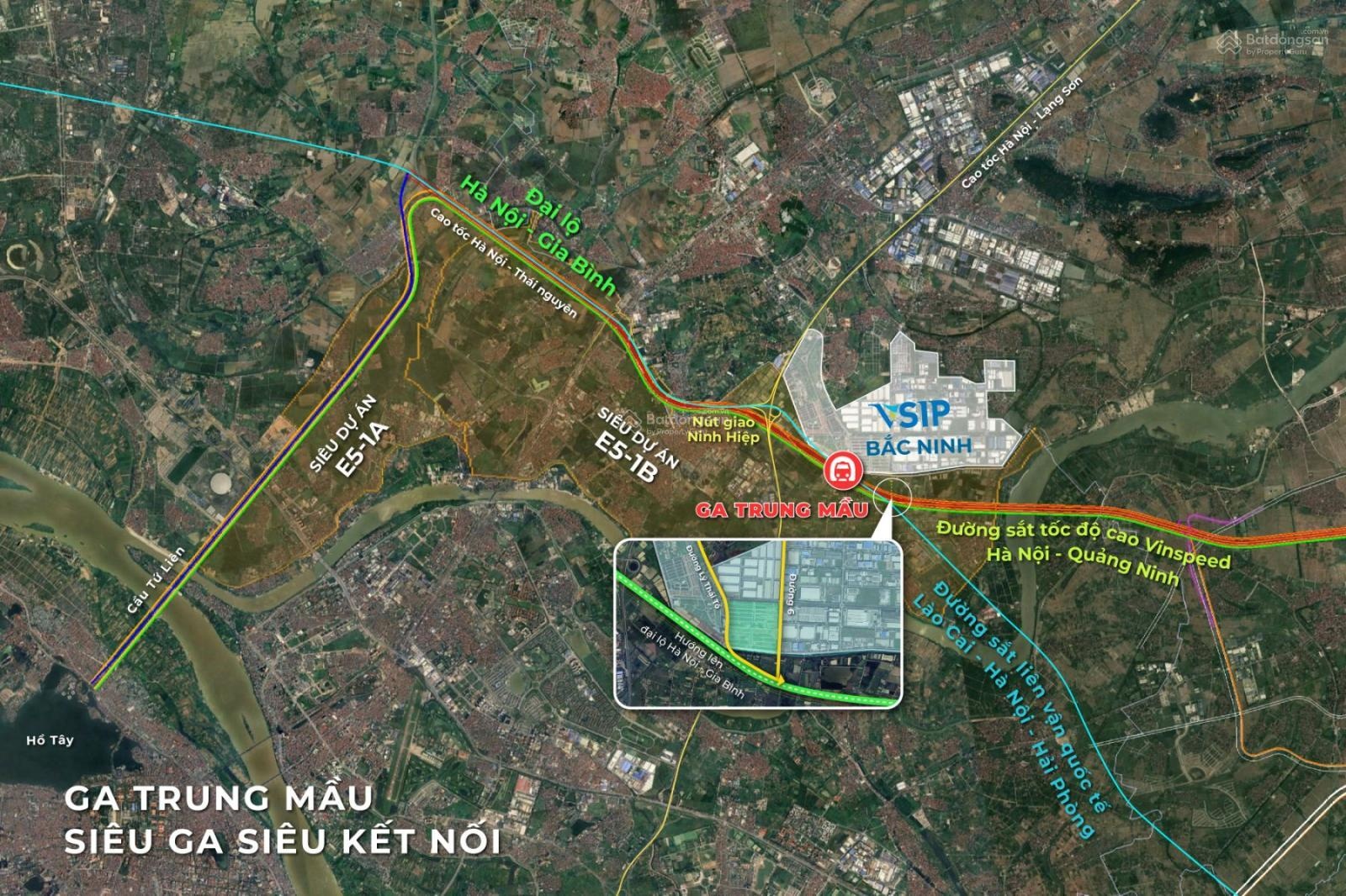 Lô góc villa 277m2 trong kdt Centa riverside Vsip Từ Sơn Bắc Ninh giá gốc cdt