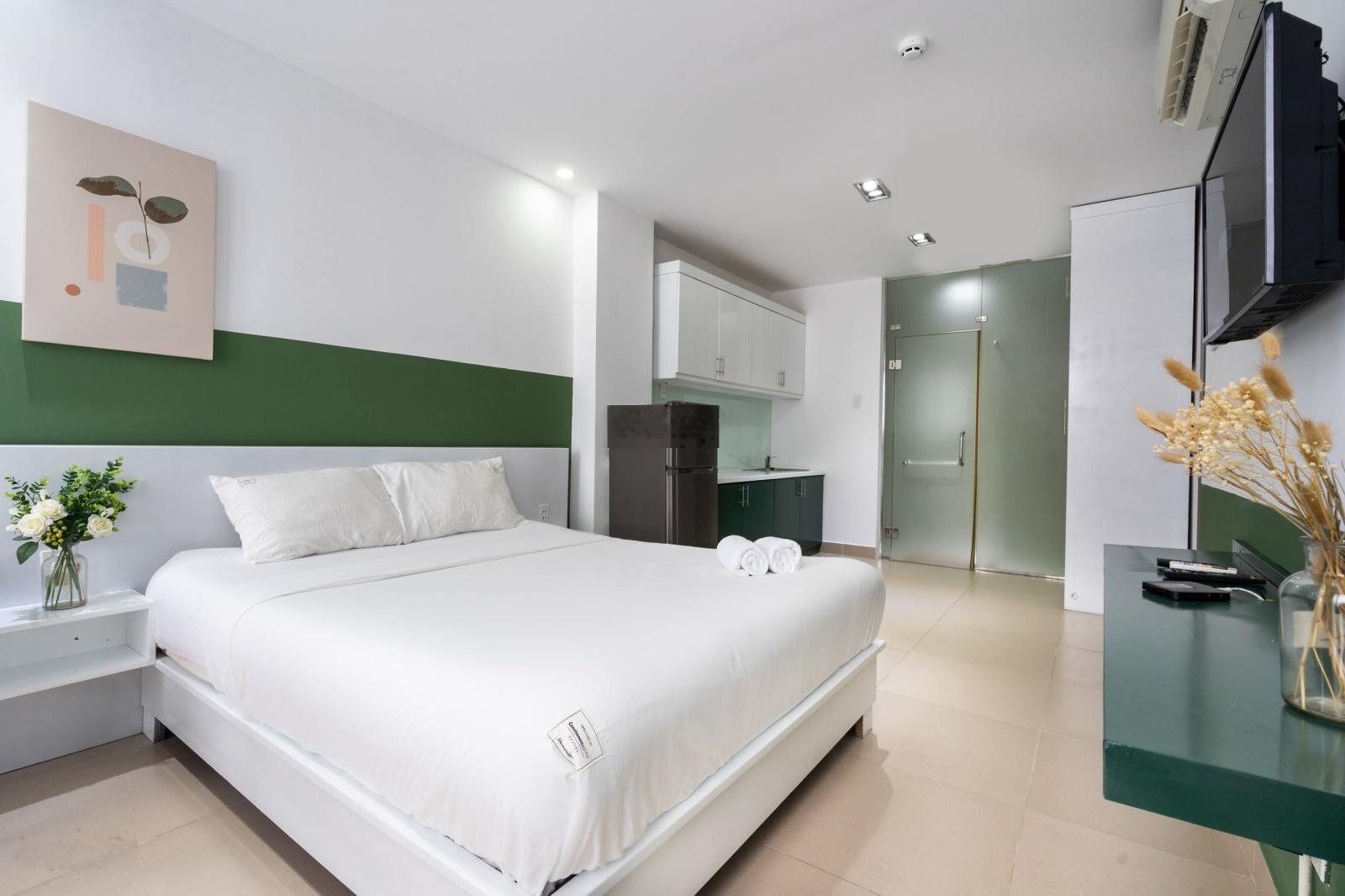 Cho thuê căn hộ phòng trọ full nội thất bancon cửa sổ lớn Võ Văn Tần, Quận 3