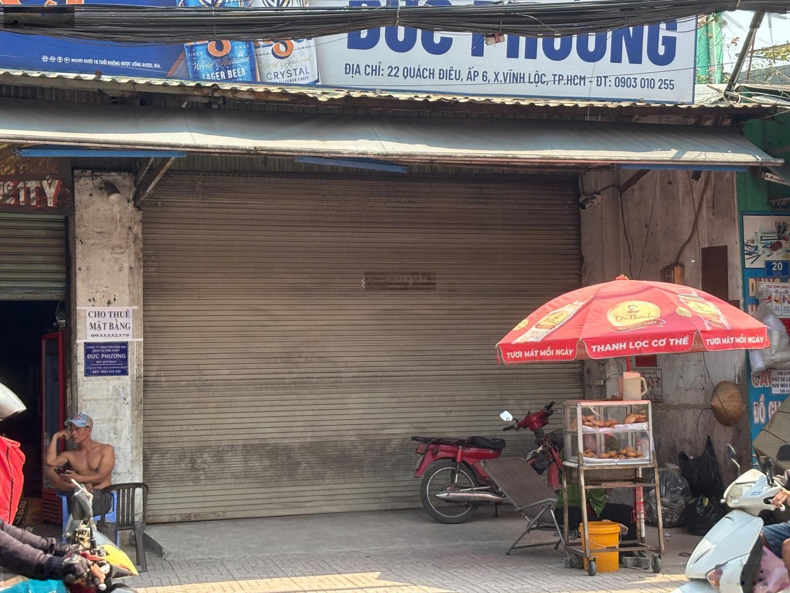 Cho Thuê Mặt Bằng Kinh Doanh 8x16m Mặt Tiền Đường Quách Điêu Xã Vĩnh Lộc