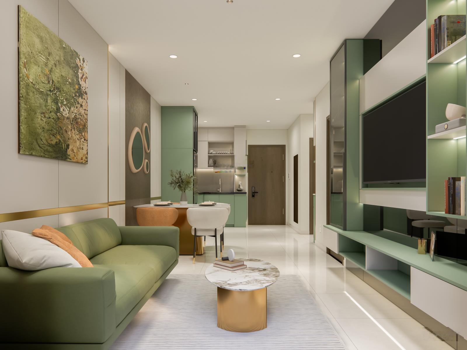 Bcons Polaris 2PN 2WC view landmark 81 sài gòn không bị chắn, có hợp đồng thuê 12 triệu/ tháng