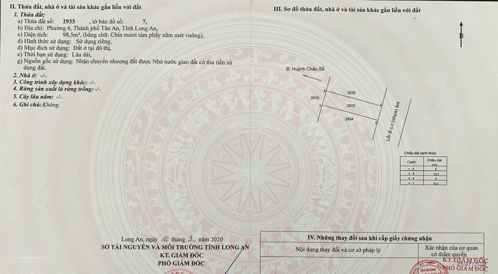 Bán đất mặt tiền nhựa 8m sổ sẵn công chứng trong ngày Lh 0909480087