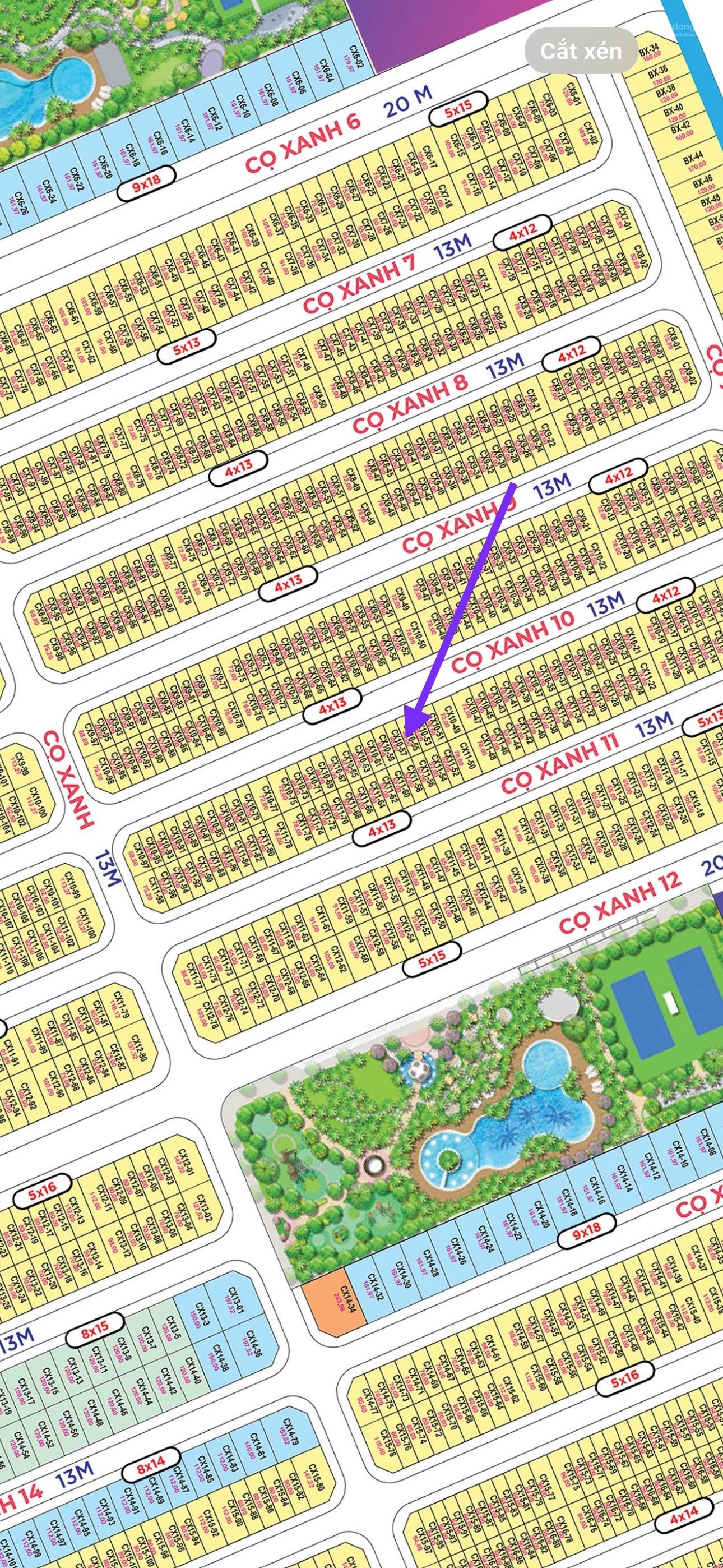 Duy nhất Cọ Xanh 48m2 bán giá 7.250 tỷ, vị trí sát công viên bể bơi cực đẹp .