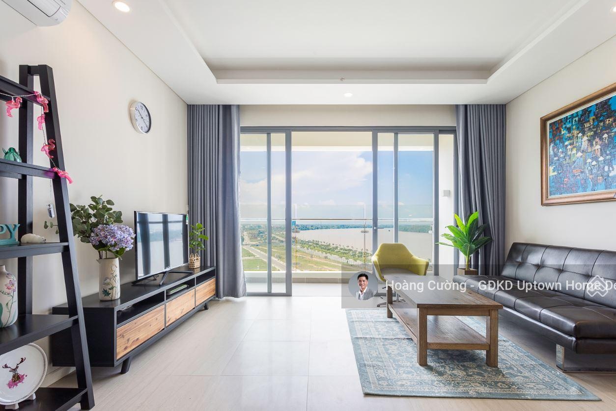 Đảo Kim Cương Quận 2 cho thuê căn hộ cao cấp 2 phòng ngủ, view sông Sài Gòn. Giá thuê 26 triệu.