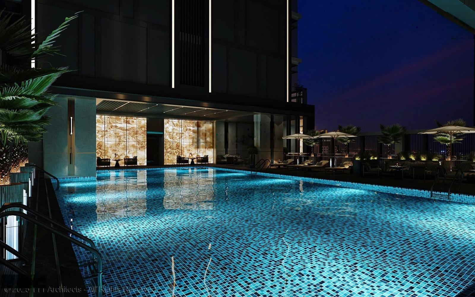 Căn hộ chung cư cao cấp Hồ Tây sổ đỏ lâu dài bàn giao nội thất nhập khẩu 4 hầm xe 3 tầng thương mại