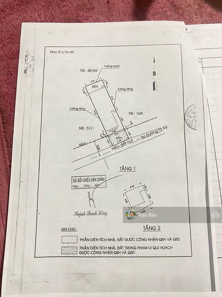 Nhà nát ngang 6m tiện xây mới hẻm ô tô Tô Ký Trung Mỹ Tây Quận 12, chỉ 50tr/m2