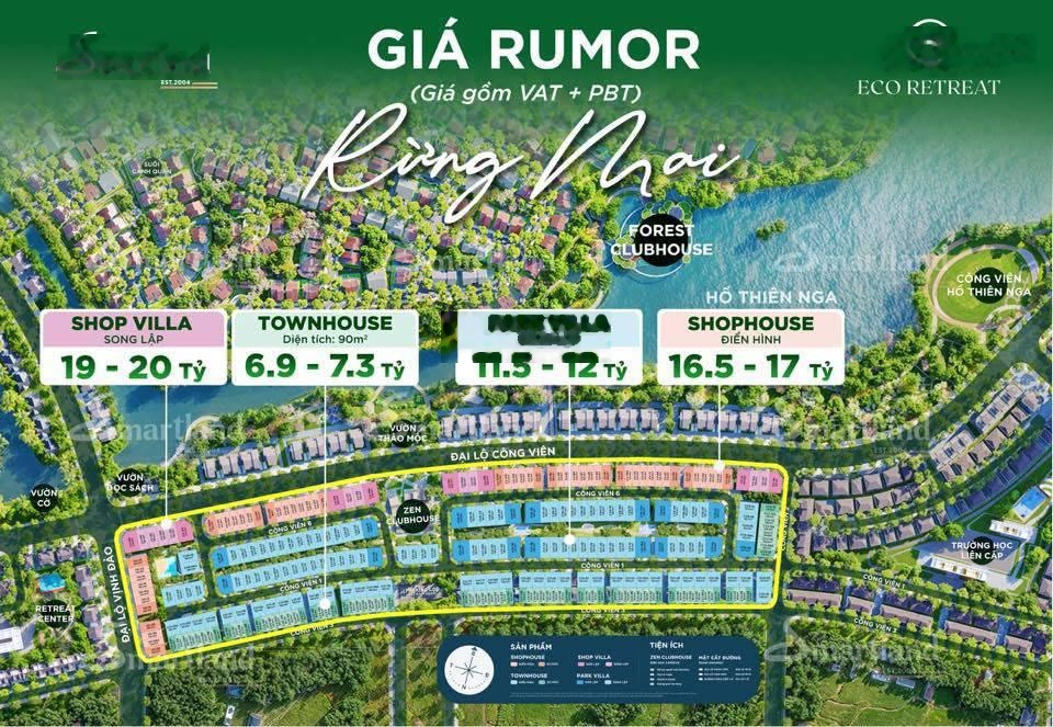 Suất ngoại giao chiết khấu khủng 16% nhà phố, biệt thự, căn hộ đợt 1 trực tiếp CĐT Ecopark