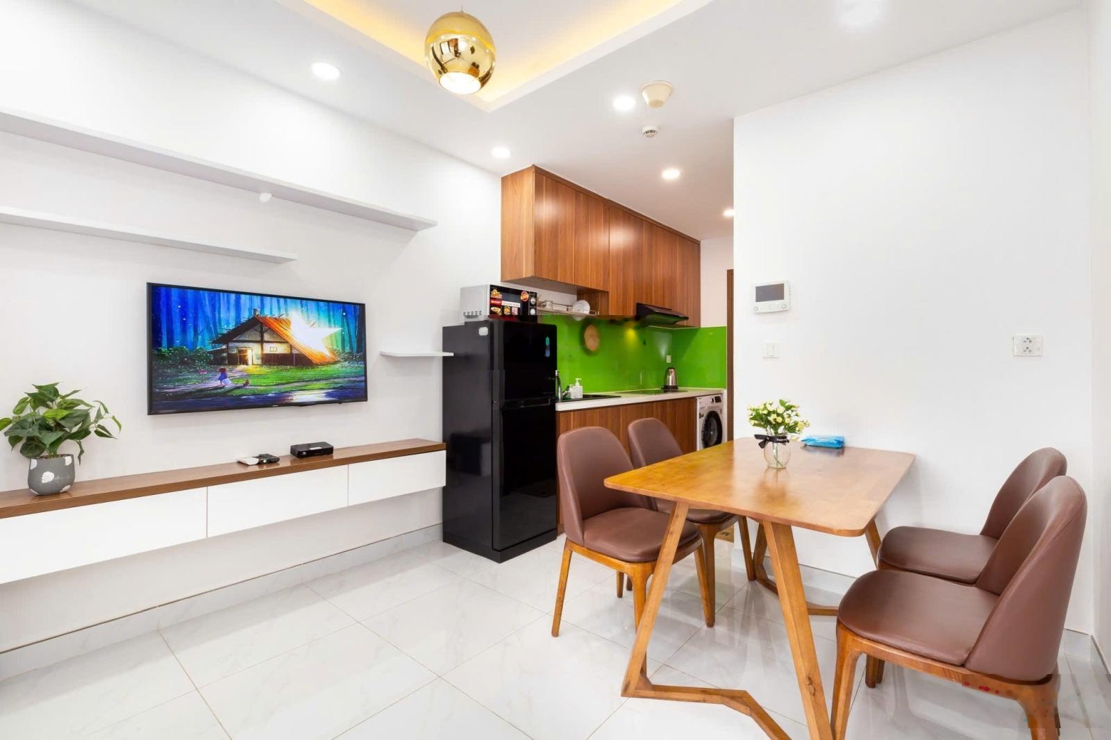 Chuyên cho thuê Millennium 1PN full NT, giá 12tr, LH 0962797667 Mr Vương