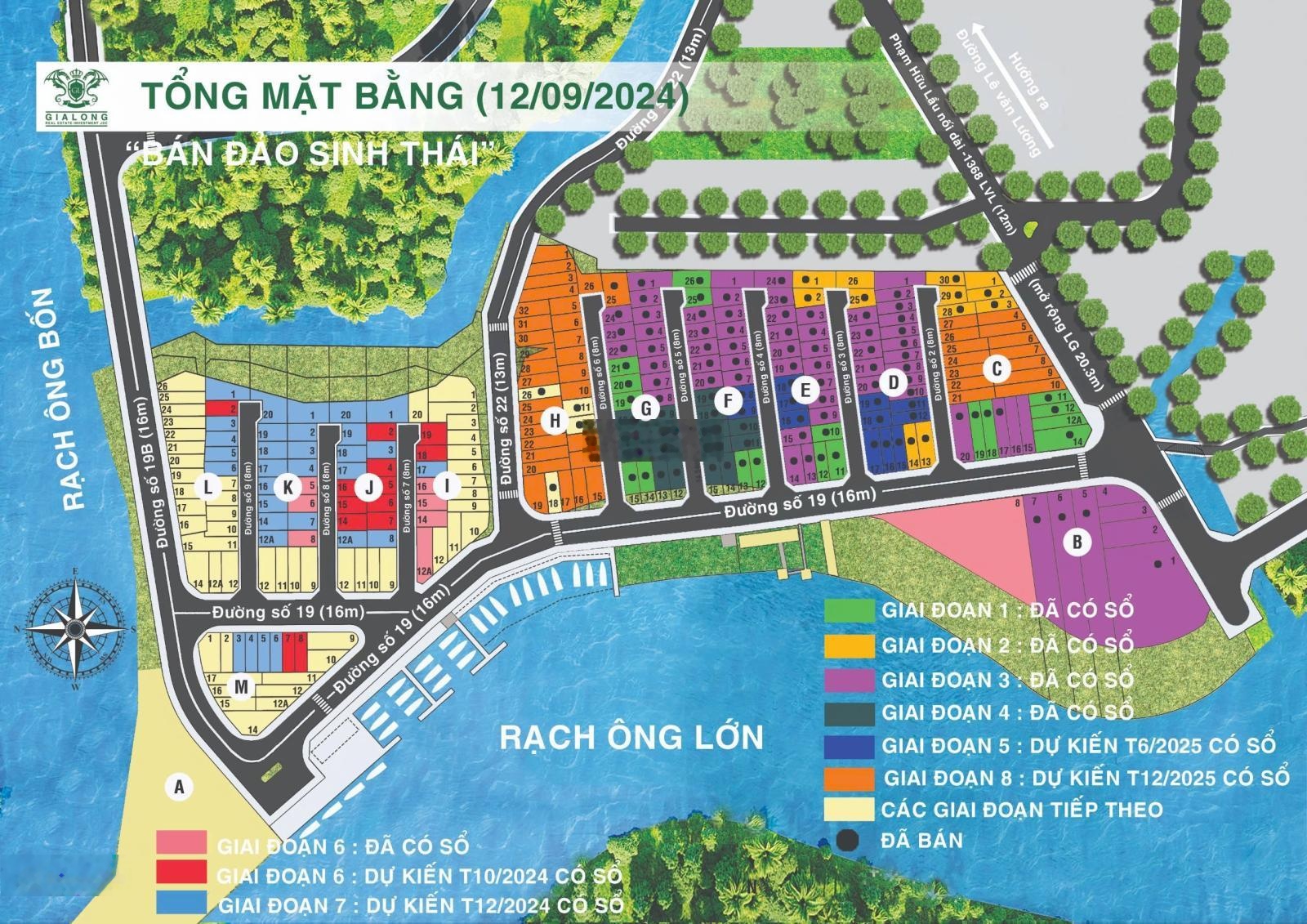 Mua bán đất nền Gia Long Riverside Nhà Bè giá rẻ 02/2025