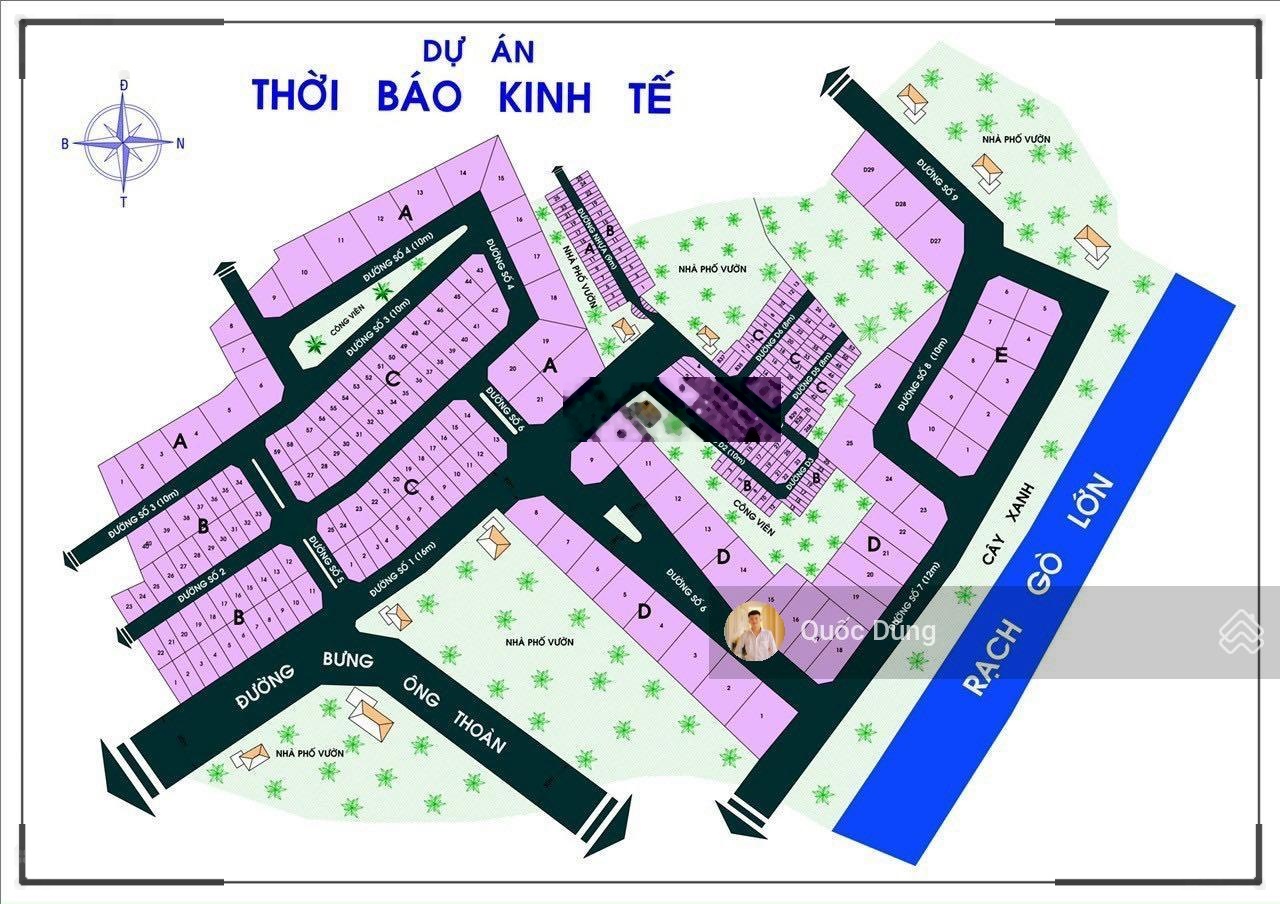 Cần bán 1 số nền đất tại D/A Thời Báo Kinh Tế SG hẻm 68 đường Bưng Ông Thoàn, P Phú Hữu, TP Thủ Đức